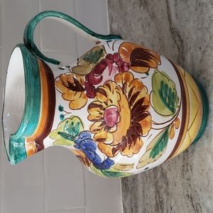 Toscany Italian Floral Pitcher